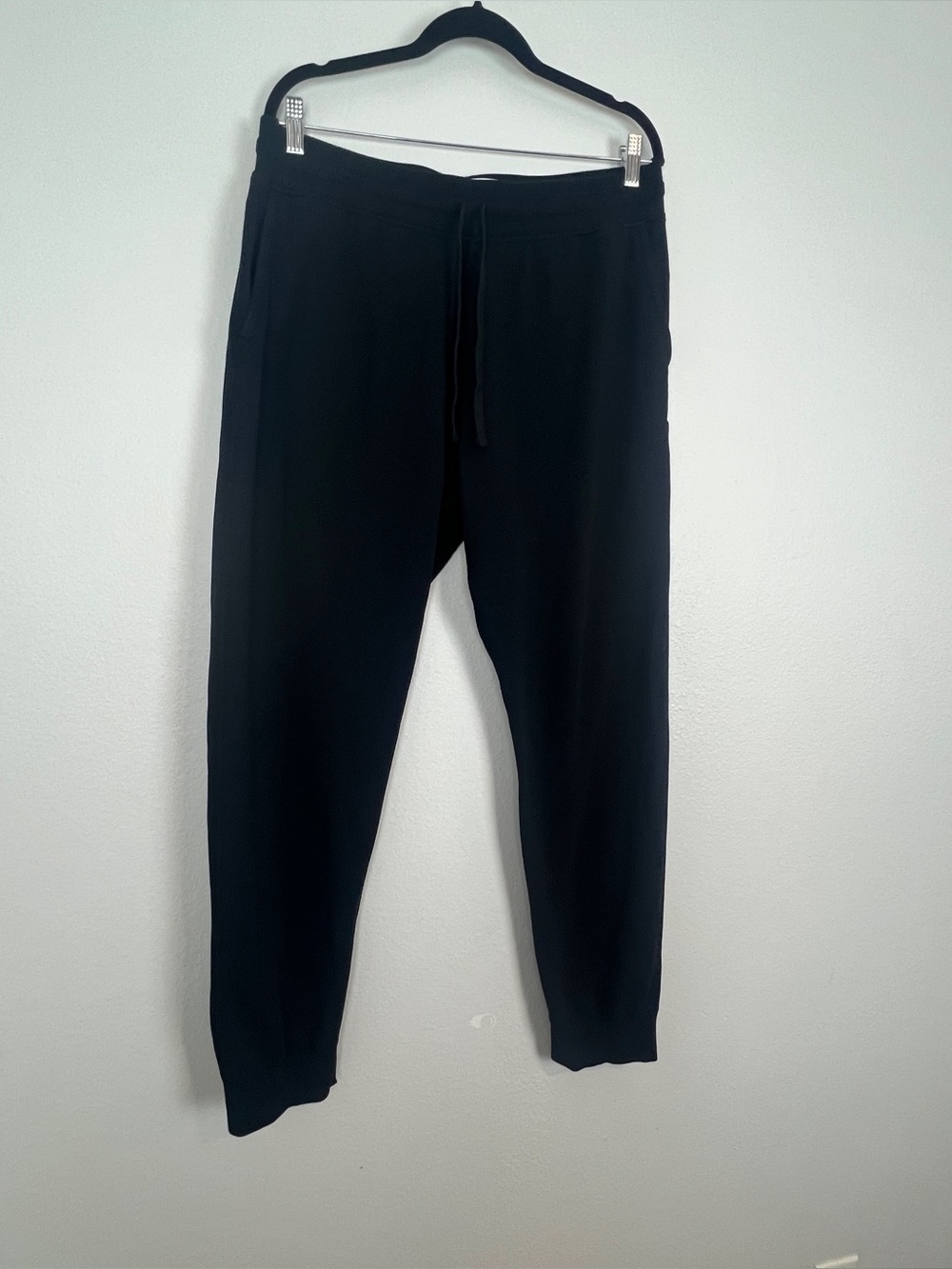 REIGNING CHAMP Black Slim Sweatpants Neutral Comfy Casual XL